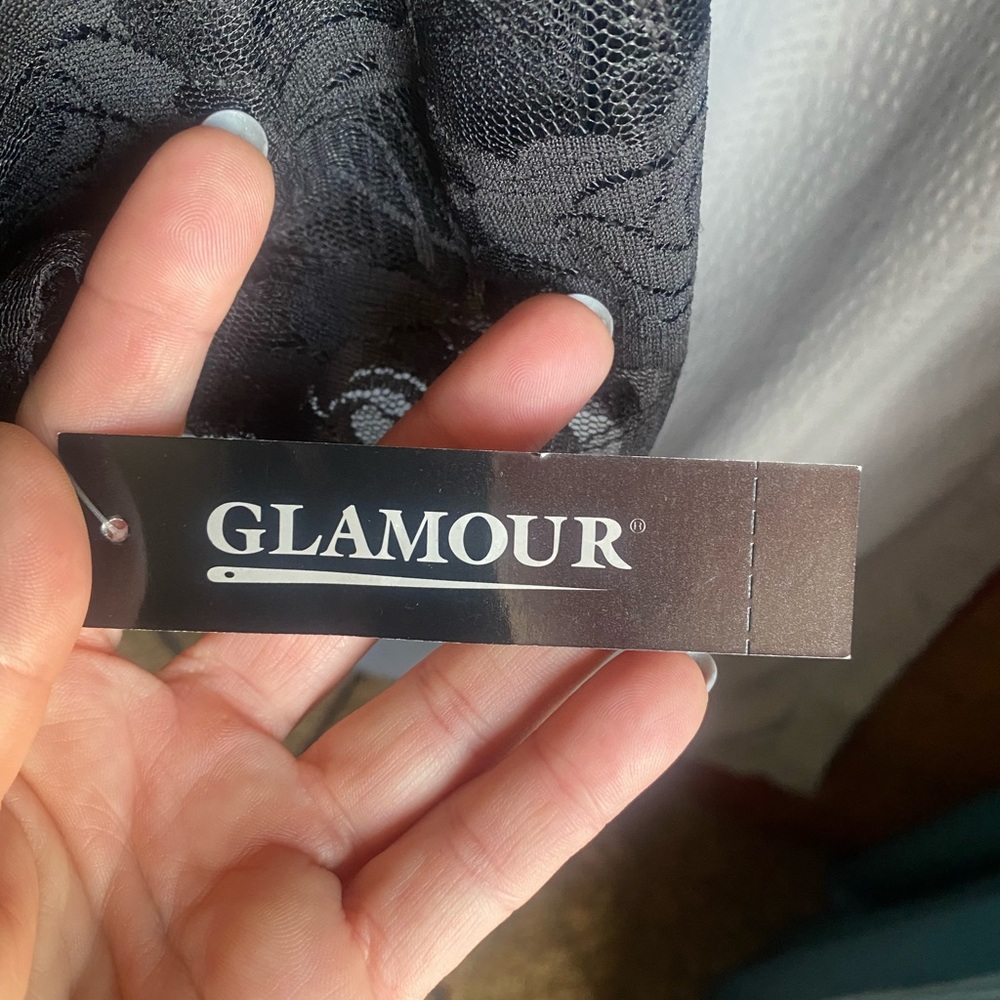 NWT Black Shrug with Lace Jacket/Top XL - Picture 8 of 10